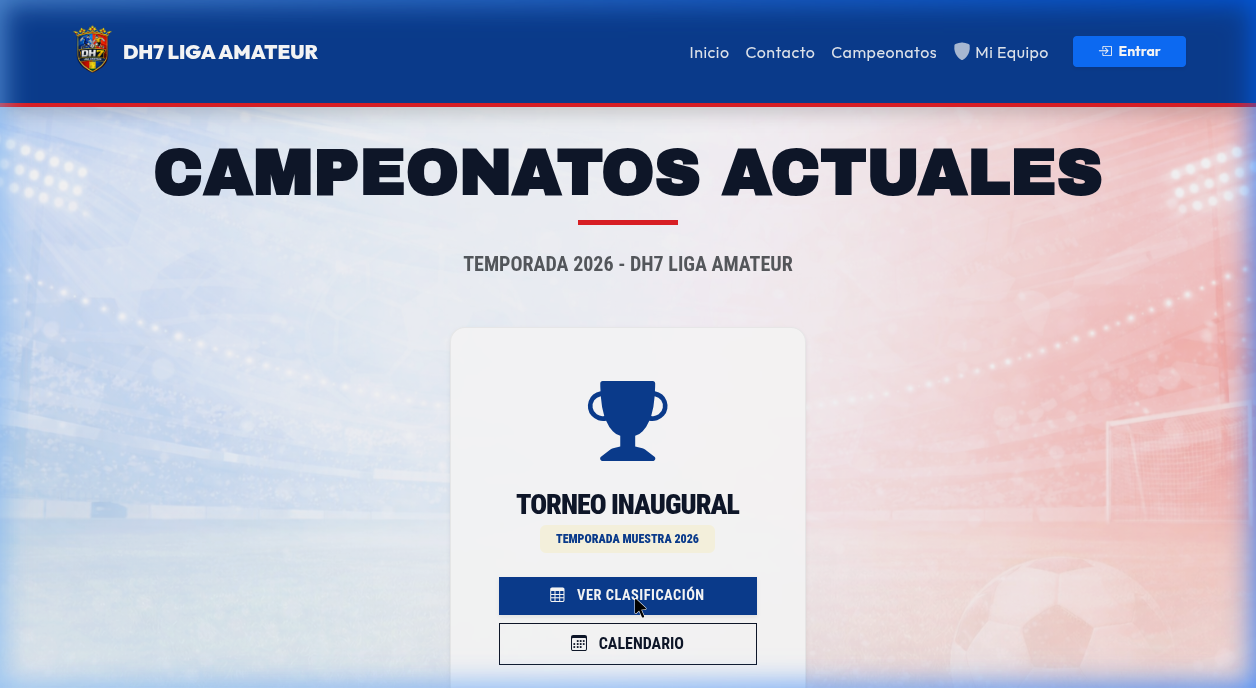 Tabla de Clasificación